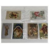 Antique Postcard Collection in 2 Binder Sleeves