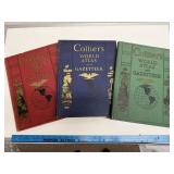 Collier's World Atlas Book Lot