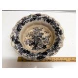 Vintage Floral Pedestal Compote Bowl