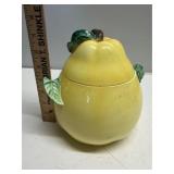 Vintage Pear Cookie Jar