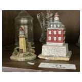 Pair of Lighthouse Collectibles
