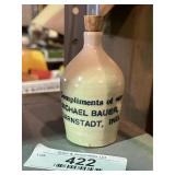 Vintage Mini Stoneware Whiskey Advertising Jug