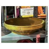 Large Hand Woven Bamboo Basket