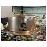 Vintage Aluminum Cake Carrier
