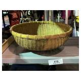 Vintage Hand Woven Basket