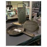 Cast Iron Skillet & Vintage Items