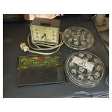 Keen Kutter Razor Honor Glass Frogs & Clock