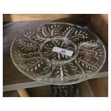 Vintage Federal Glass Serving Platter