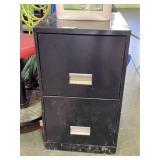 Metal Cabinet & Contents