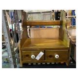 Wood Shelf & Drawers