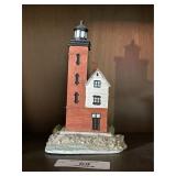 Large Stamped Lighthouse Collectible