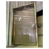 Large Gold Tabletop Showcase