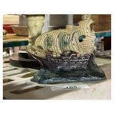 Vintage Cast Iron Ship Doorstop