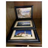 Framed Lighthouse Art