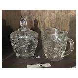 Star of David Cream / Sugar Set