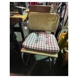 Cane Chair with Cushion