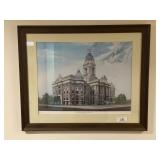 Old Vanderburgh Courthouse Framed Print