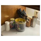 Kitchen Knives, Sharpener & More