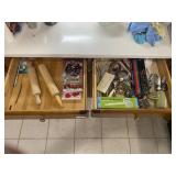 2 Drawers of Misc. Kitchenware