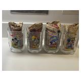 4 McDonalds Mickey Mouse Glasses