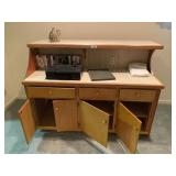 Custom Tile top Cabinet & Contents