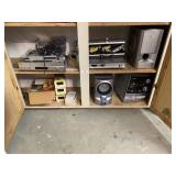 2 Shelves Stereo Equipment, Music & Misc.