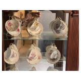 6 China Cups & Saucer Sets