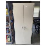 Lockable 2 Door Metal Cabinet