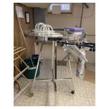 Adjustable Clothes Rack & Misc.