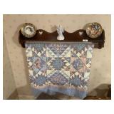 Quilt Shelf / Rack, Quilt & Misc.