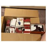 Large Box of Hallmark Keepsake Ornaments & Misc.