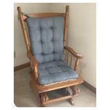 Oak Glider Arm Chair