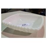 Vintage Milk Glass Candy Dish
