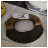 Vintage Wood Handle Rocker Blade