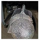 Iron, Light Fixture & Dust Pans
