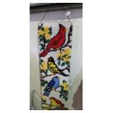 Vintage 1970's Latch Hook Rug