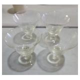 Glastonbury Lotus Stem Ice Tea Glasses
