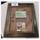 American Indian Head Pennies & Stamps