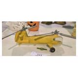 Hubley Die Cast 1960 Helicopter Toy
