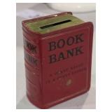 Vintage Metal Coin Bank