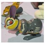 Vintage Litho Wind Up Toy  Rabbit