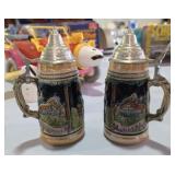 Set of Hand Painted Steins