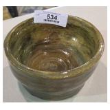 Large Glazed Ceramic Bowl