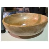 Hand Carved Wooden Dough Bowl