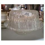 Vintage Lucite Cake Stand & Dome
