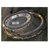 Ornate Silver Trays