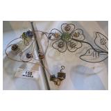 Metal & Glass Hanging Art