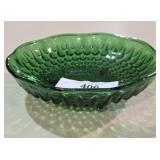 Vintage Hobnail Tri Footed Candy Dish
