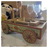Vintage Wooden Toy Express Wagon