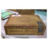 Manilla Stubs Cigar Box